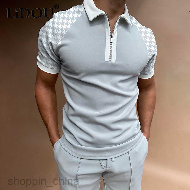 Men's Polos Shirts Summer New Fashion Trend male Casual Simple Polo Shirt Single Polo Shirt tops