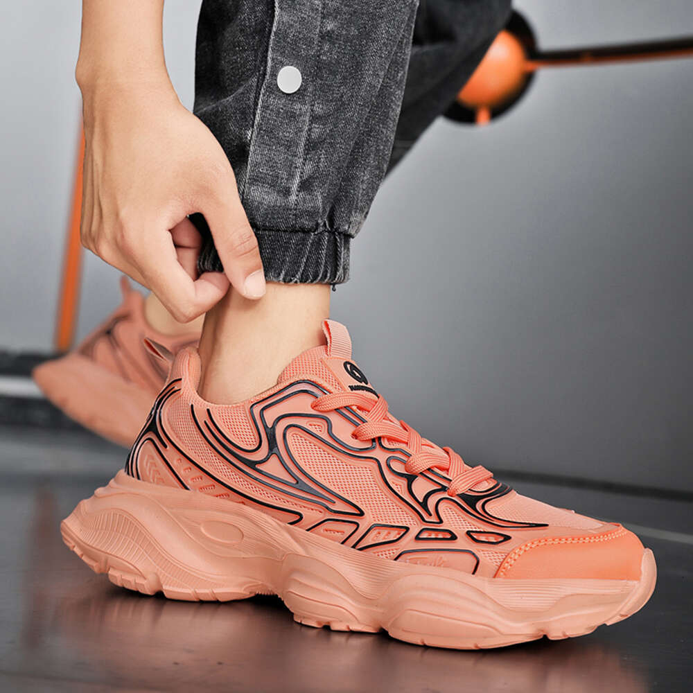 2024 New Fashion and Women's Sports Logo Ultra Light High Elastic Casual Walking Men's Running Shoes