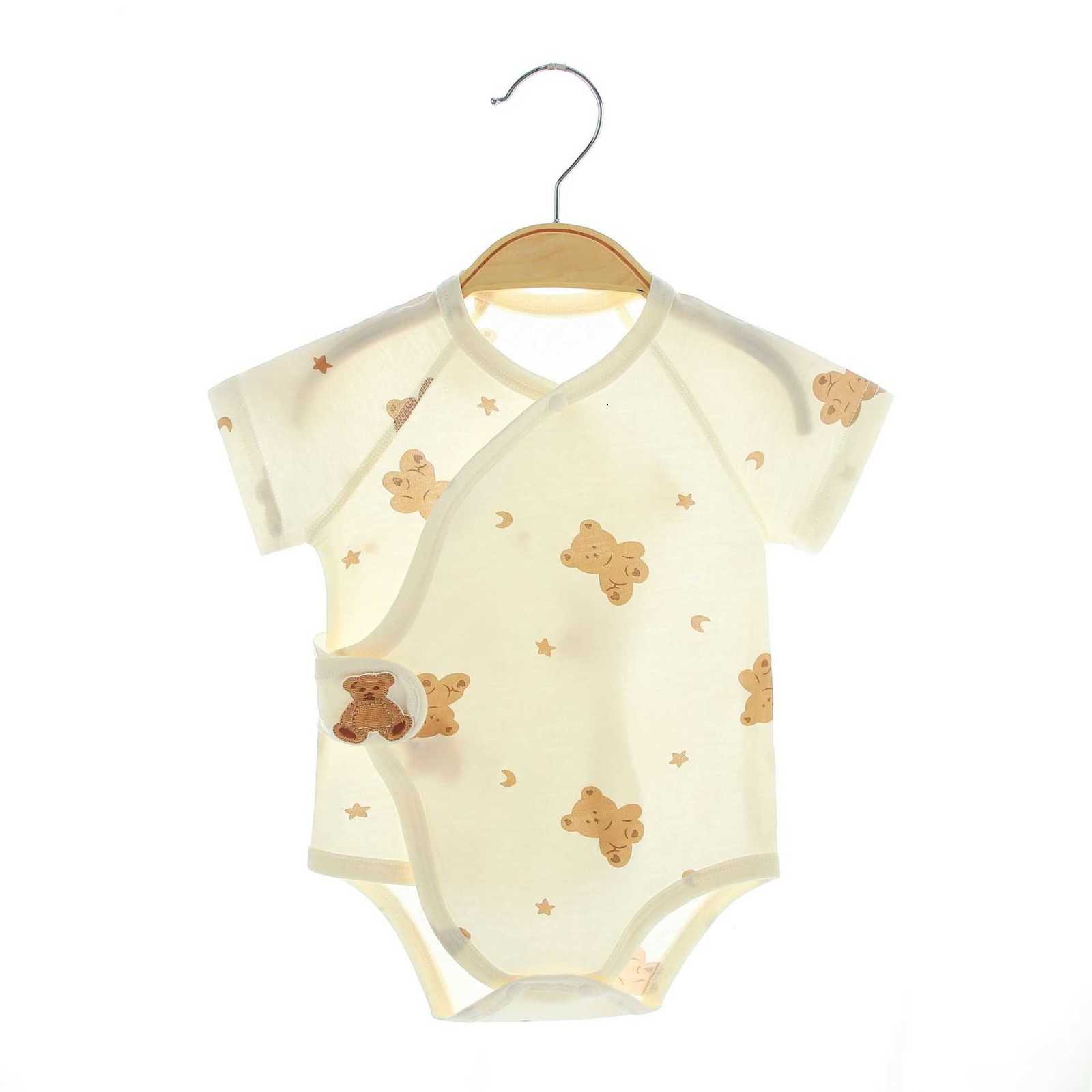 Baby Jumpsuits Rompers Thin Bottom Wrap Newborn Clothing Class A Pure Cotton Summer Boneless Baby Outgoing Baby Harper