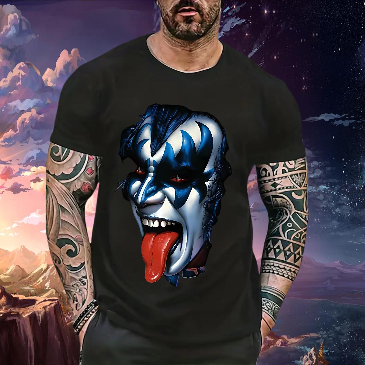 Designer T-Shirts Anime Printing Street Breathable Crew Neck Cotton Mens Tshirts New Graphic Tees