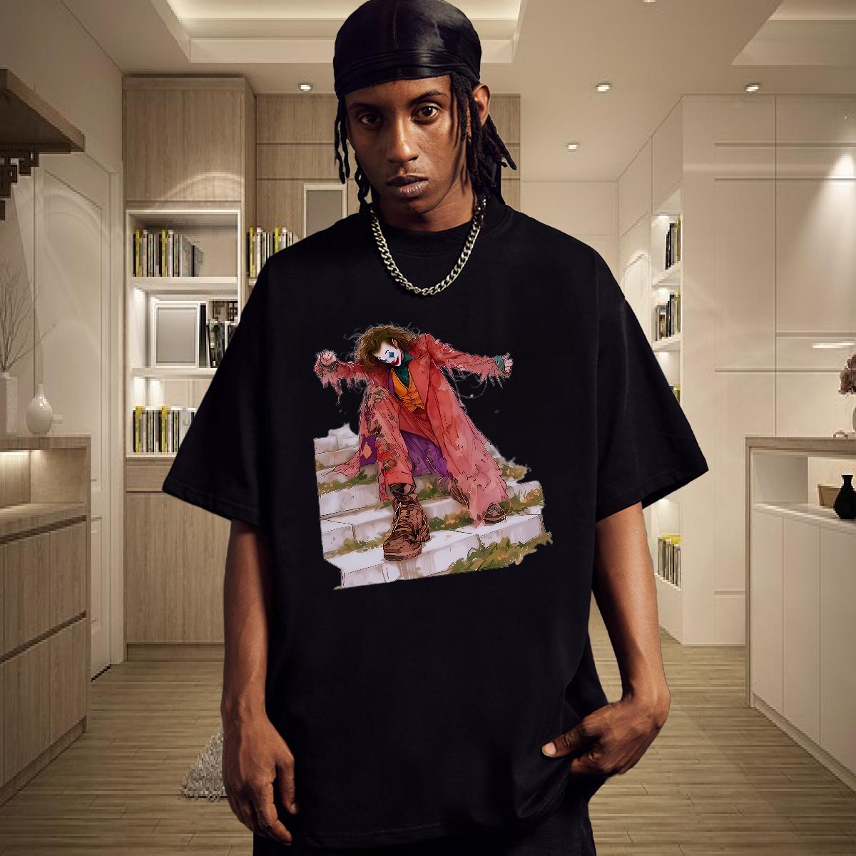 Loose Fit T shirt Casual Daily Wear Breathable Short Sleeve Men Tees Brand Graphic Top Tees