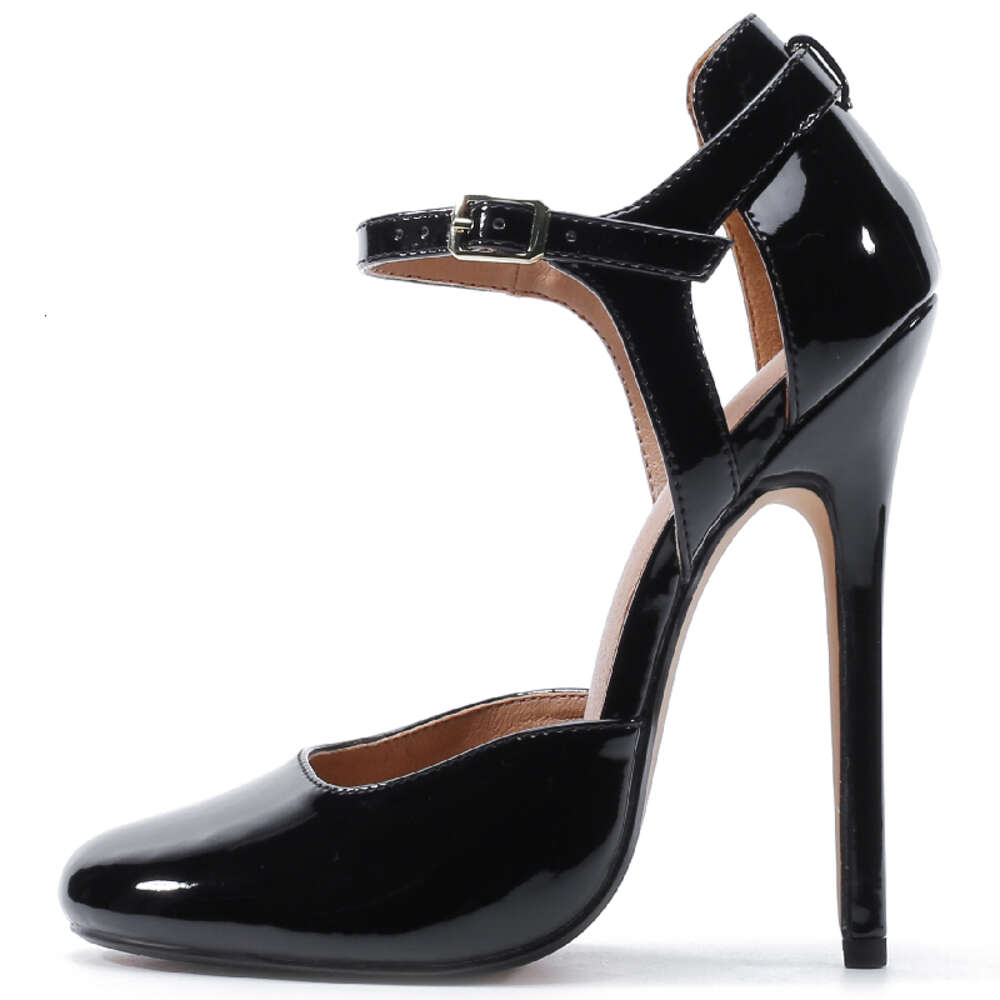Hey Si Mey Straps Women's High Heels Sexy Large Size 45 48 Pumps Black Pink Heeled Sandals Wedding OL Office Dance Shoes