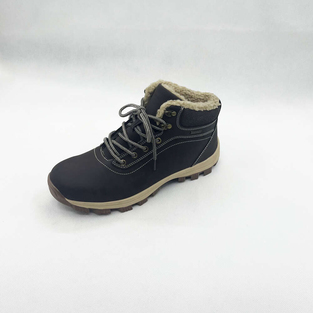 New design Snow Custom non-slip naked Made fur walking outdoor boots for men winter