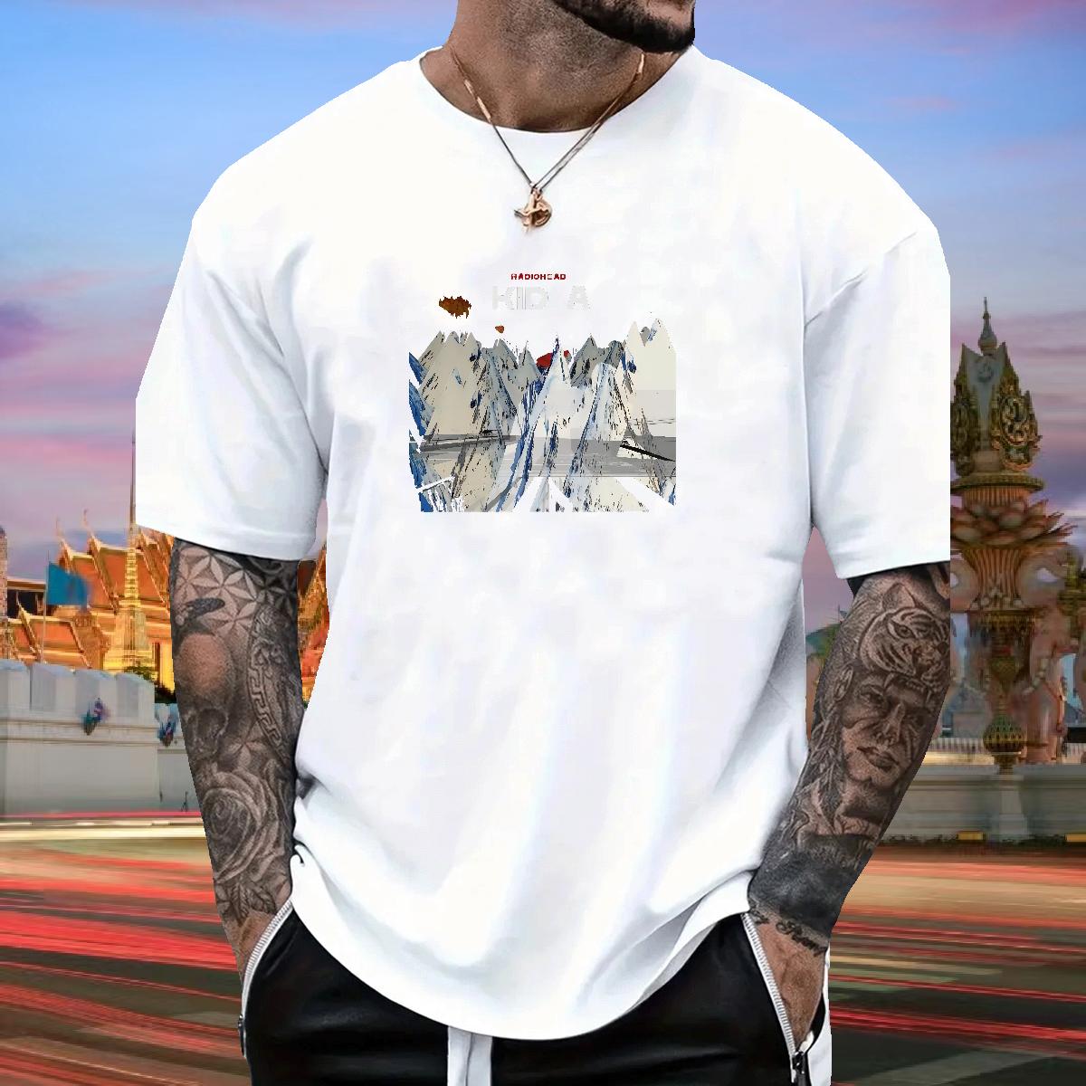 High Quality Men Tees Round Neck Short Sleeve Daily Wear Mens T Shirts Skull New Designer Clothings