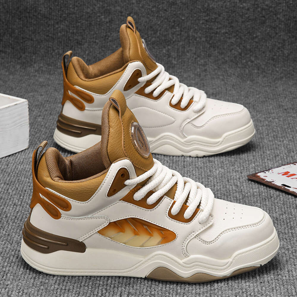 2023 Fashion casual sports new shees lace-up men's walking shoes