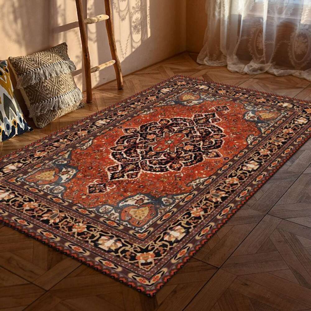 Instagram Bohemian Ethnic Style Living Room Sofa Tea Table Carpet Bedside Floor Mat Long H260226