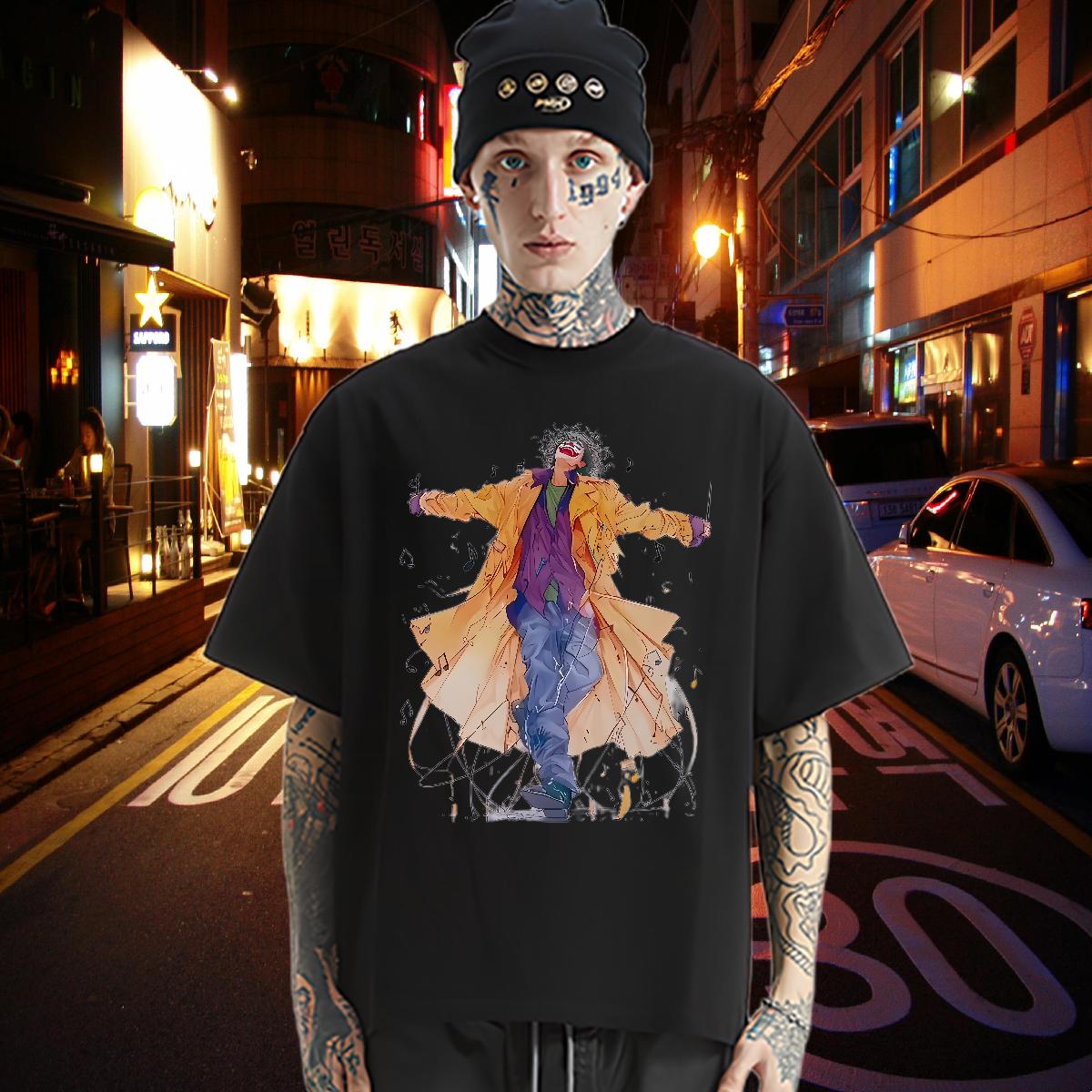 2024 Designer T Shirts Men Short Sleeve Cotton O-Neck Outdoor Men Tees Anime Print Unisex Polos