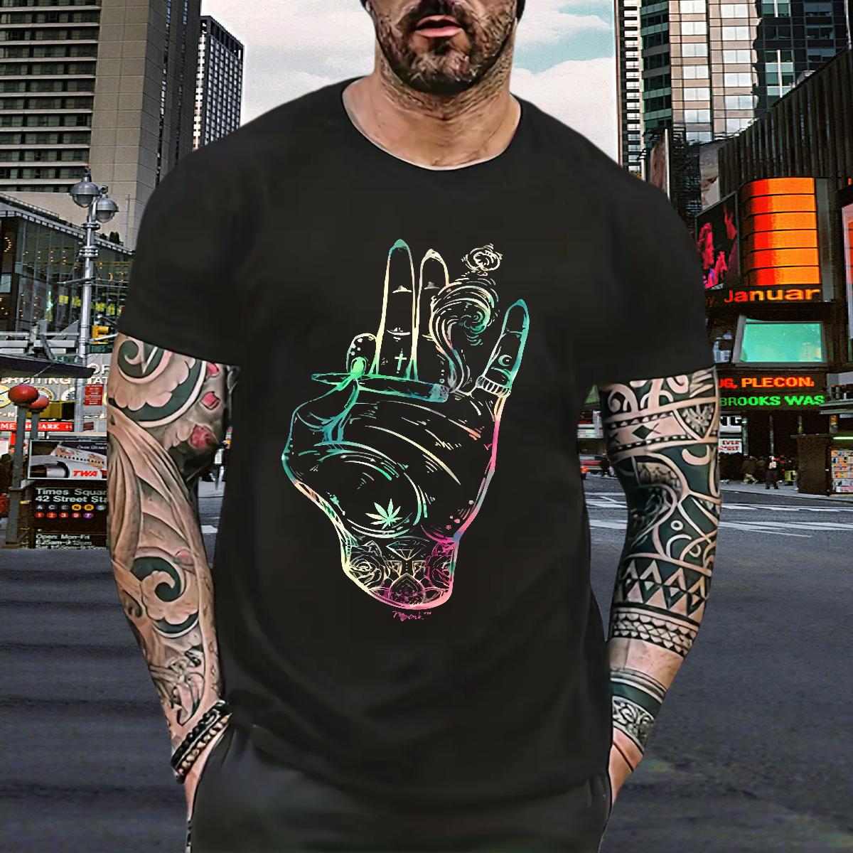 2024 Summer T shirt Anime Street wear Hip Hop Men Tops Tees Crew Neck Cotton Breathable Loose Fit