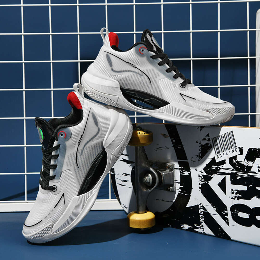 Cool night glow Couple sports Custom Brand Breathable Adult practical basketball shoes Zapatos de baloncesto