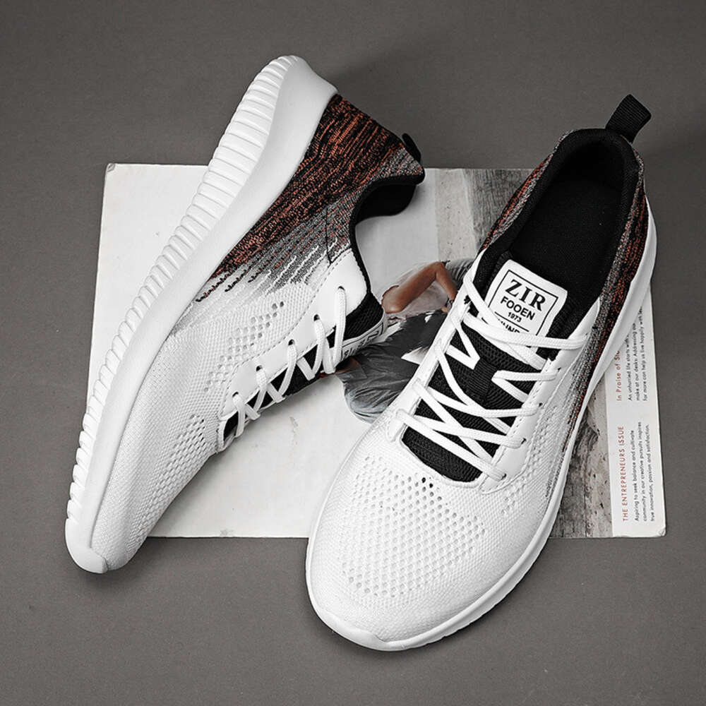 Hot sale spring and autumn sports breathable anti-slip casual shoes men's mesh lightweight sneaker