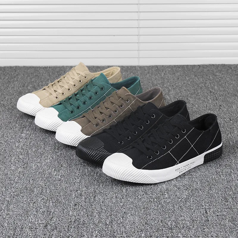 Canvas Shoes for Men Green Plaid Flat Shoes Men Lace-up Breathable Casual Shoes Men Espadrilles zapatos hombre 240612