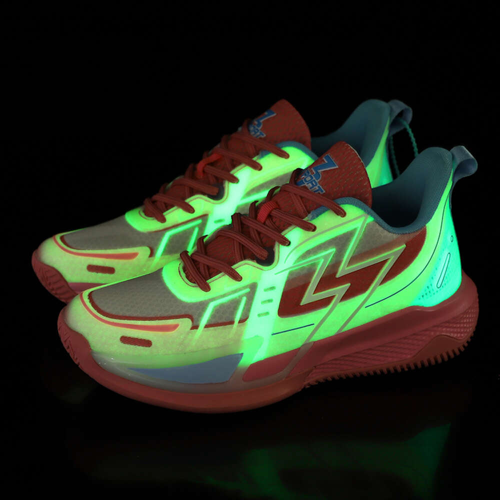 Custom high-quality Zapatos de baloncesto professional luminous outdoor sports anti slip basketball shoes for men