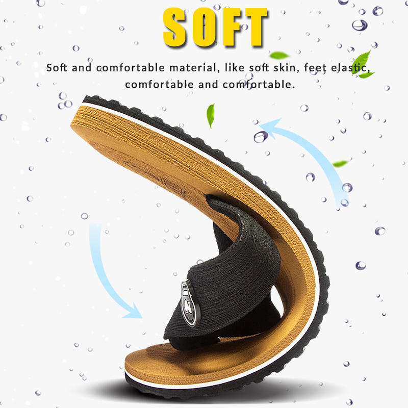 New Men Flip Flops Summer Beach Sandals Slippers for Men Non-slip Slip-on Flats Shoes Men Plus Size 48 49 50 Sandals Pantufa