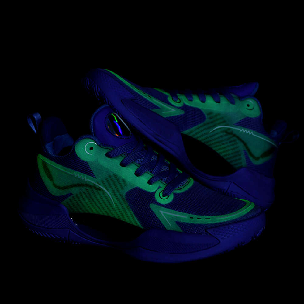Factory wholesale cool night glow sports Custom Brand Breathable Adult practical basketball shoes Zapatos de baloncesto