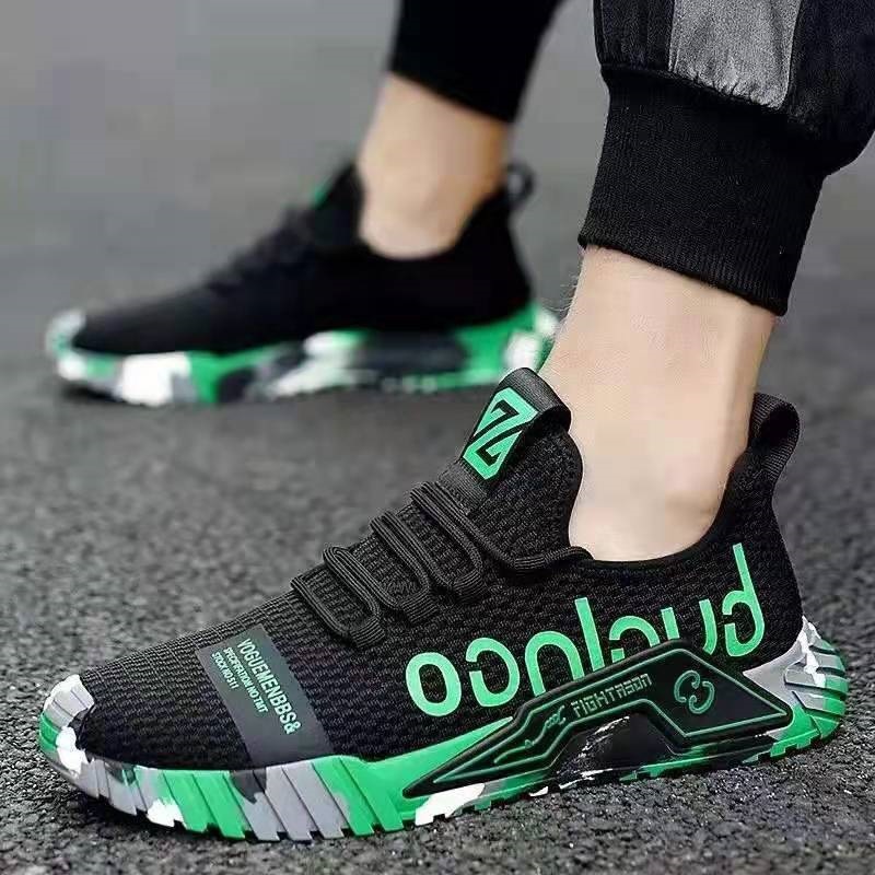 Spring And Autumn Casual Shoes New Breathable Mesh Sports Shoes Men Trendy Versatile Running Shoes