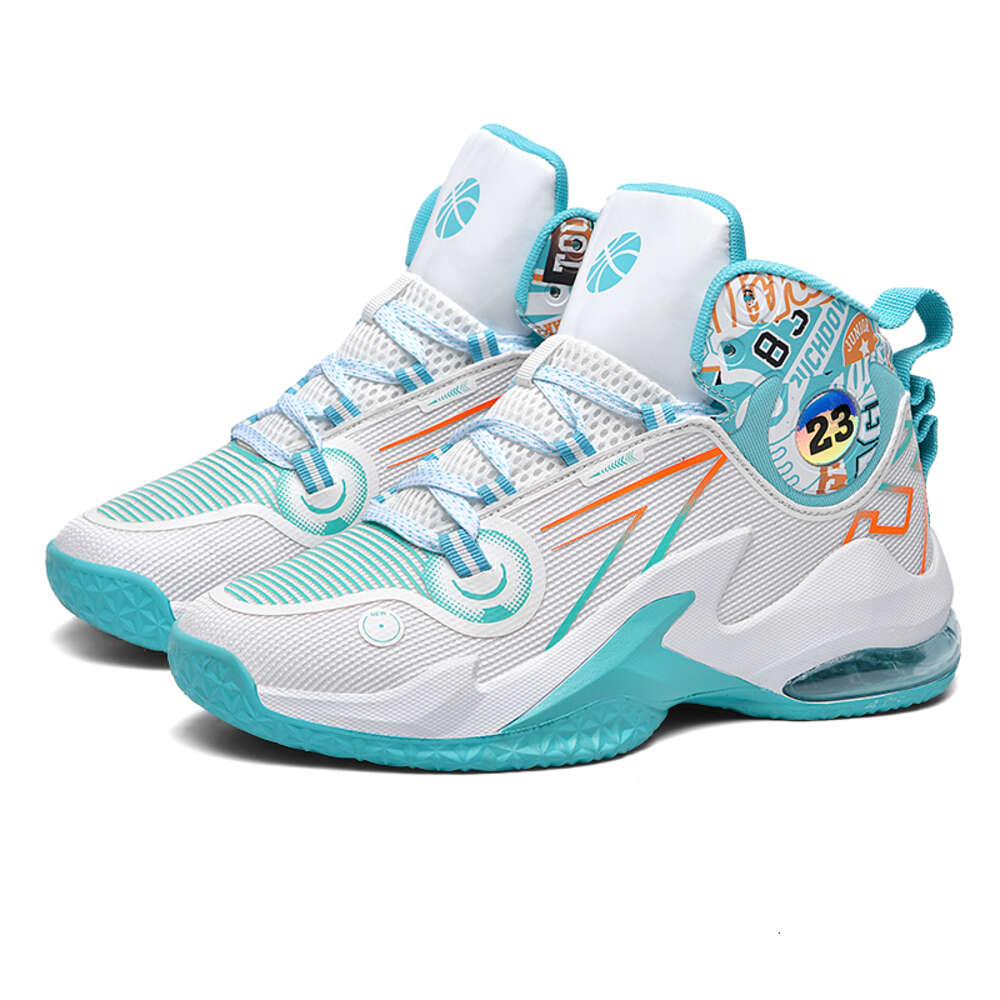 2024 Custom Professional Rebound Soft Men Outdoor Sports Sneakers Air Cushion Breathable Mesh Women Basketball Shoes