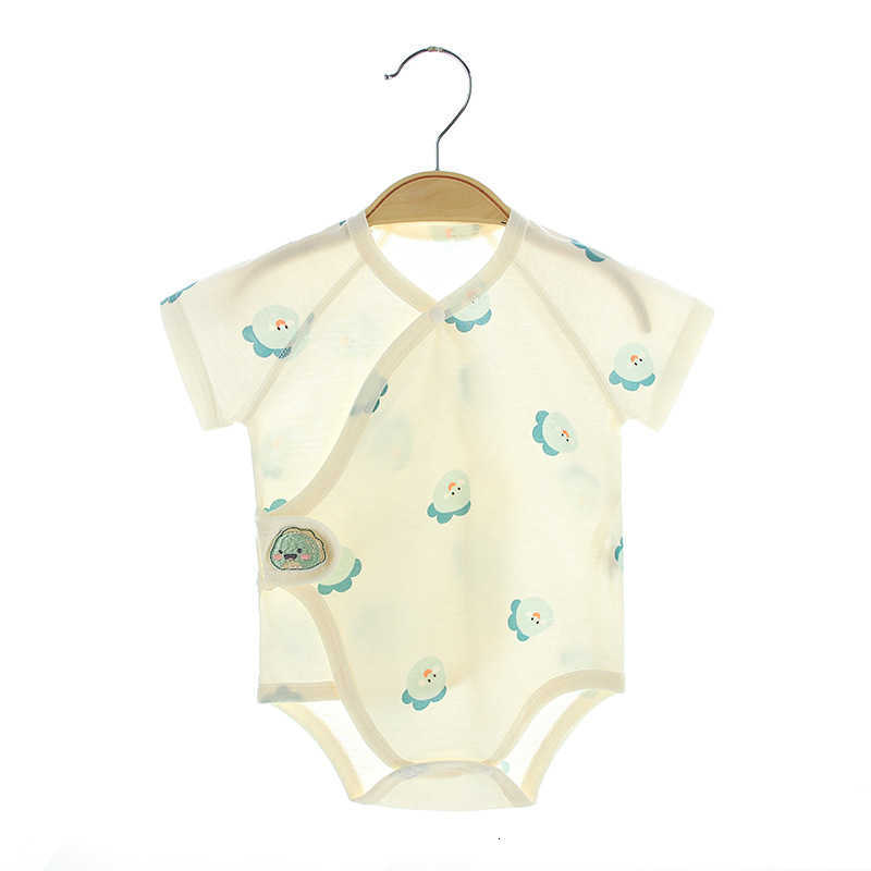 Baby Jumpsuits Rompers Thin Bottom Wrap Newborn Clothing Class A Pure Cotton Summer Boneless Baby Outgoing Baby Harper