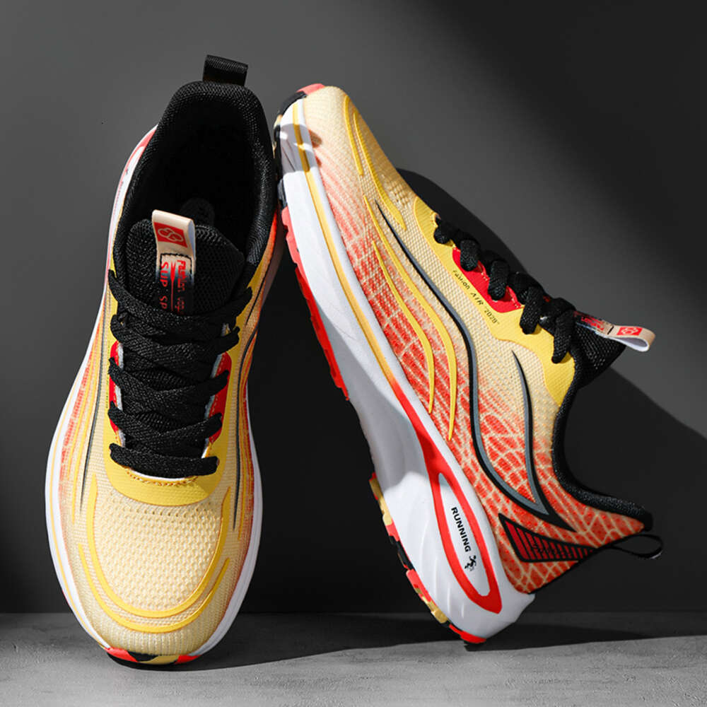 2024 New Mesh Sneakers Soft Bottom Lace up Men's Casual Breathable Non-slip Running Shoes