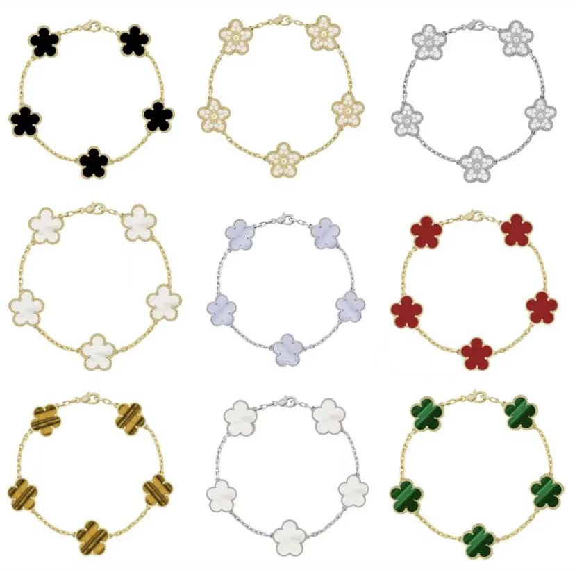 High quality bracelets brand jewelry designer bracelets women and men can wear agate diamond fashion luxury classic charm bracelets wedding gift party
