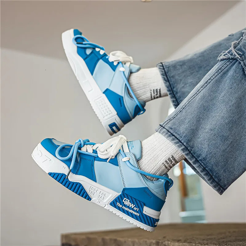 trend niche color matching German training shoes casual sports versatile board shoes student shoes mens shoes 240612