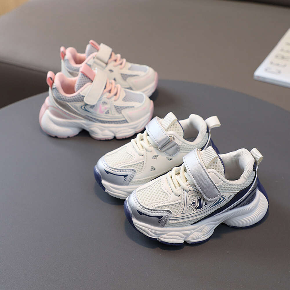 2023 Autumn New Children's Sports Boys' Breathable Mesh Girls' Baby Dad's Casual Shoes F612-29