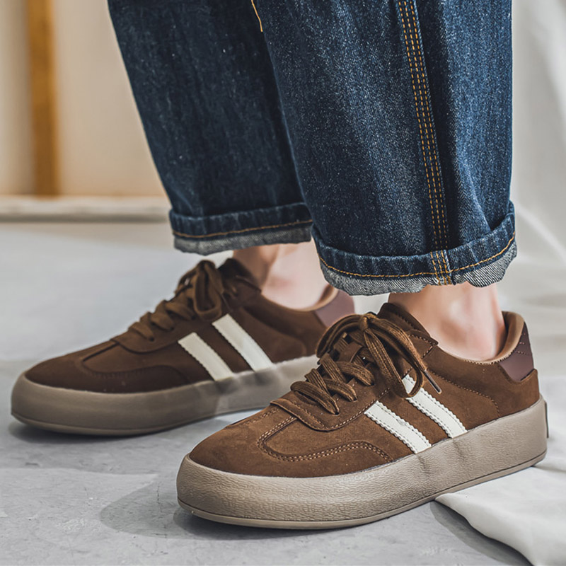 Men's Casual Sneakers Platform Sports Shoes Simple Design Skateboard Flats Sneakers Outdoor Tennis Running Shoes For Male 39-44