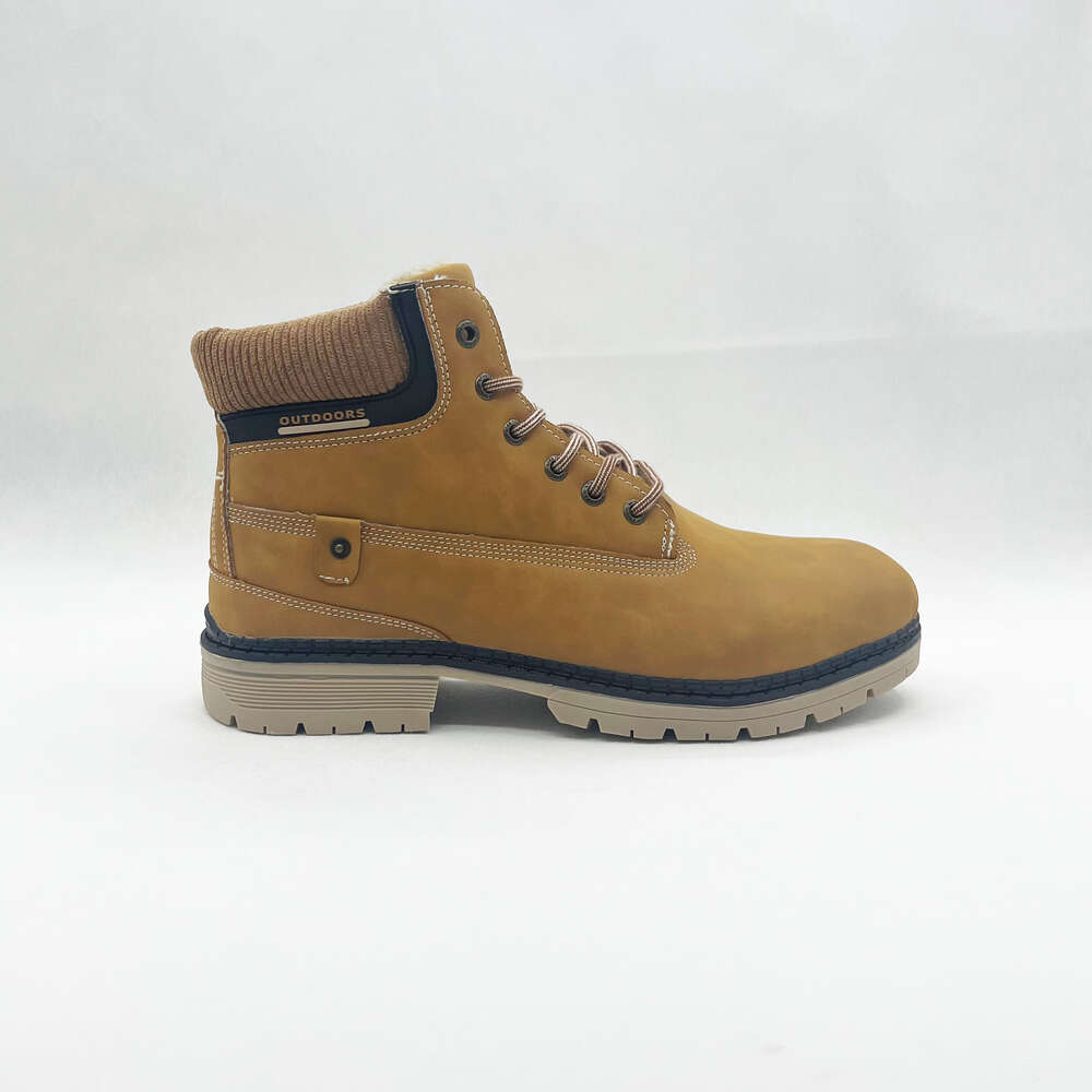 Custom Men's hiking Waterproof non-slip outdoor walking men's shoes Fashion high-top boots for men Winter