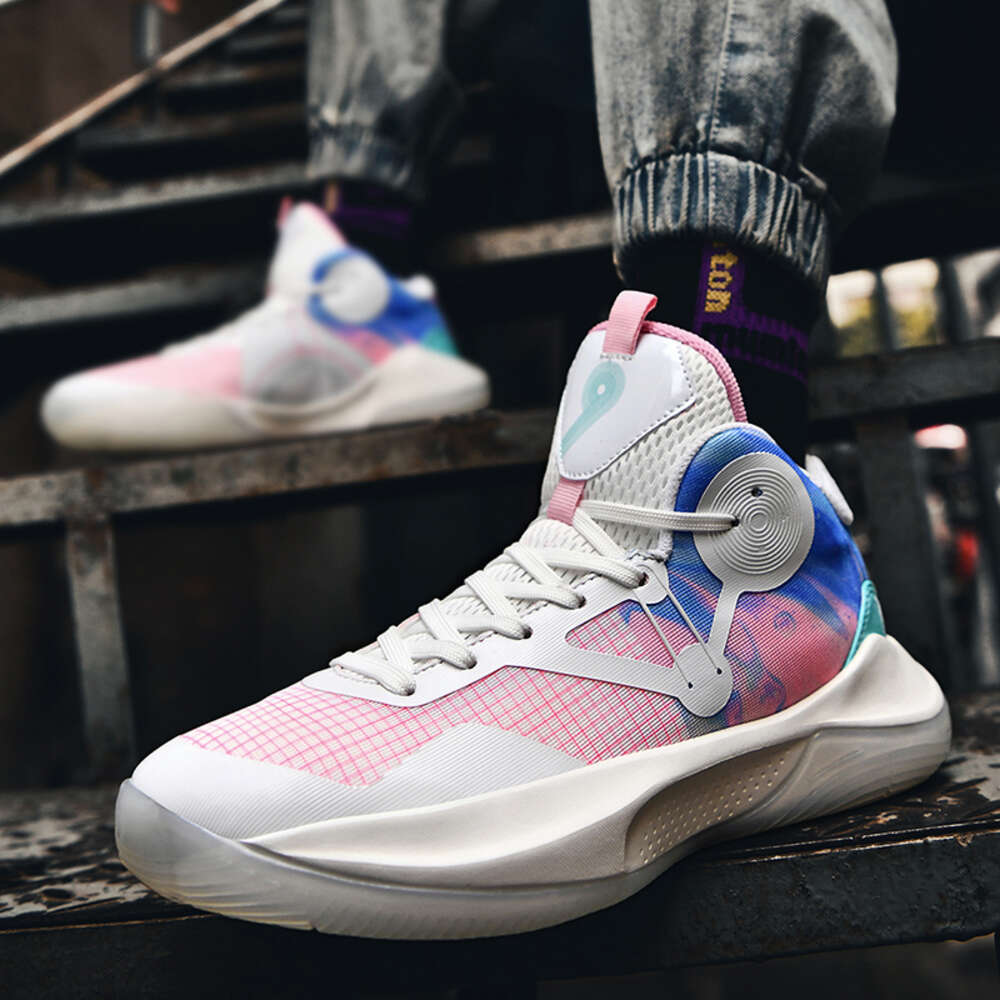 2023 New Design Wholesale Wear Resistant And High Rebound Men Basketball Shoes