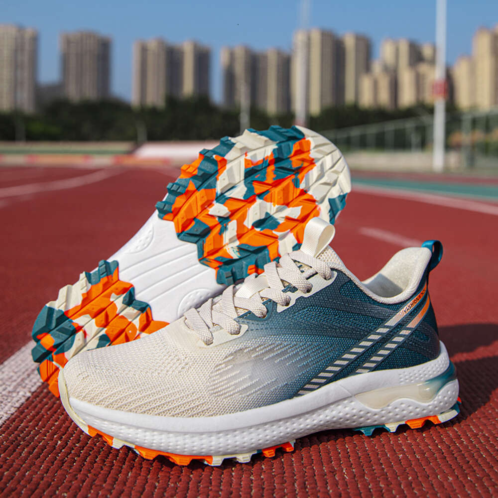 high quality men's long jump Marathon sports multi-functional racing physical testing training large size running shoes