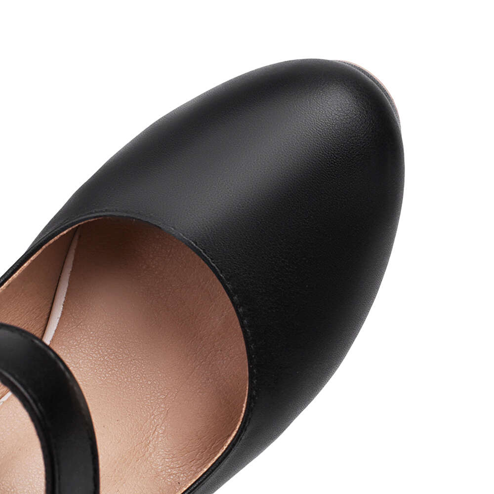 White Wedding Shoes Platform High Heels Women Buckle Strap Ladies Party Dance Shoe 2024 Elegant Block Heel Pumps Free Ship