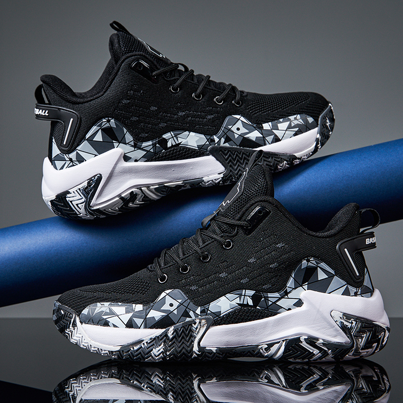 Big Size 48 Men Basketball Shoes Breathable Cushioning Non-Slip Wearable Sports Shoes Gym Training Athletic Basketball Sneakers