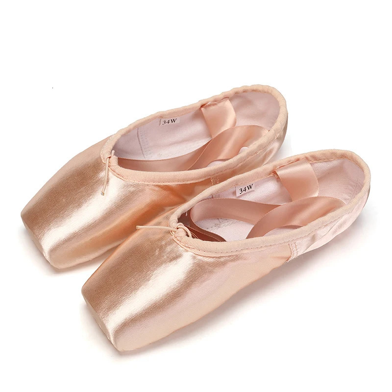 DKZSYIM Ballet Shoes for Children and Adult Ballet Performers Corner Shoes with Ribbon Professional Womens Ballet Shoes 240611