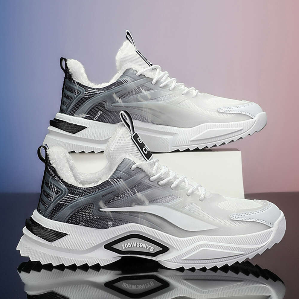 Trend plus cotton men's casual New fall and winter walking shoes High quality chunky sneakers