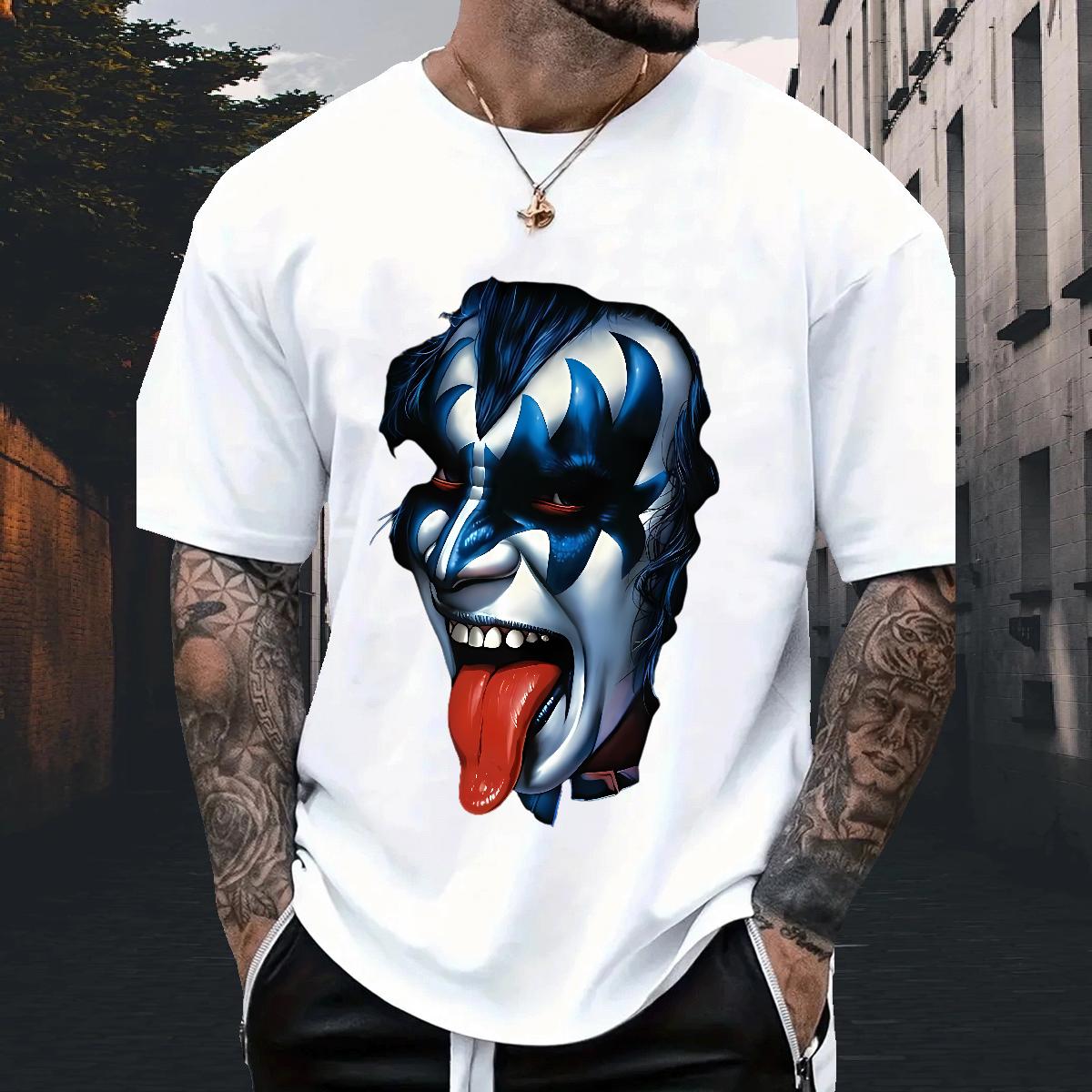 Fashion Mens T Shirts Cotton O Neck Short Sleeves Daily Outfit Men Clothes T-Shirt Custom Anime Soft Wear