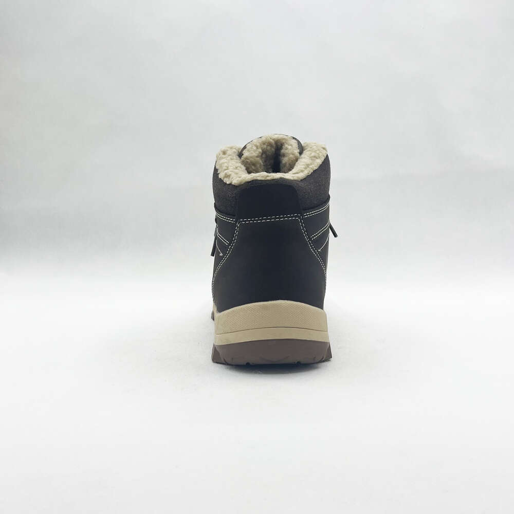 New design Snow Custom non-slip naked Made fur walking outdoor boots for men winter