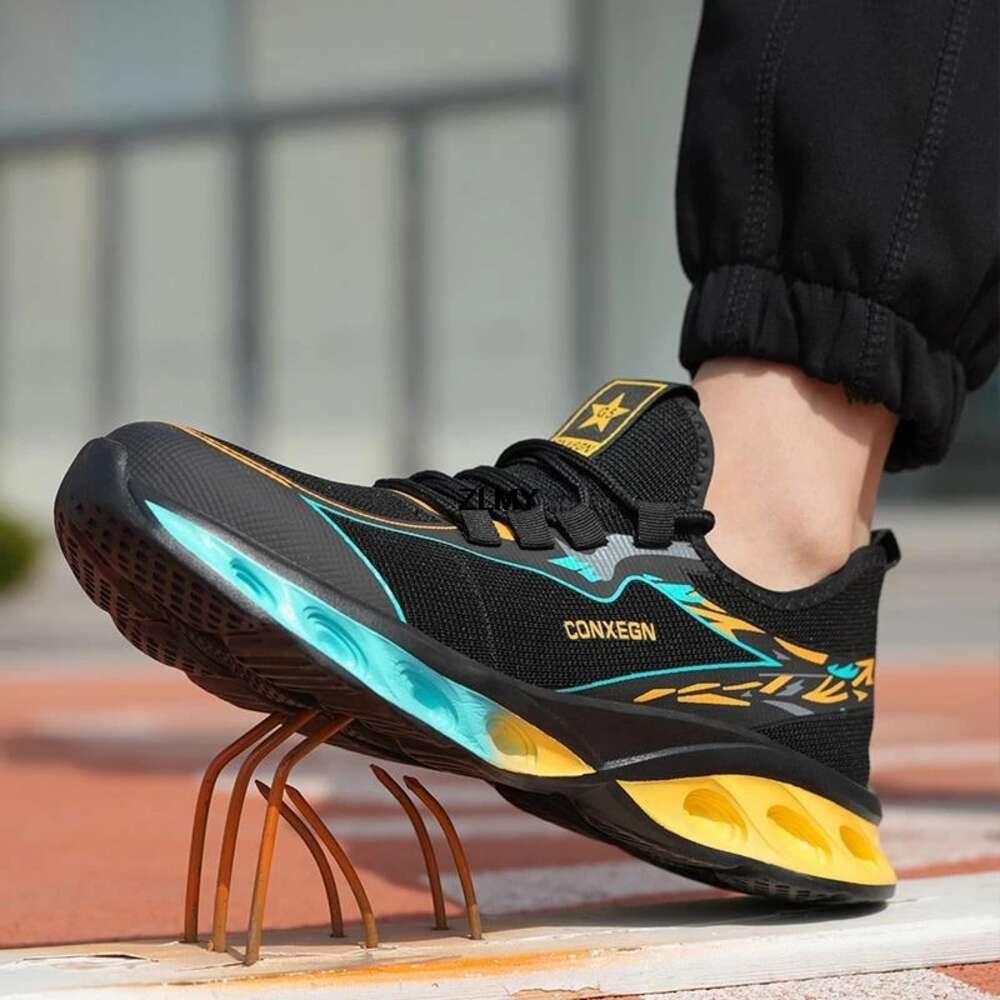 Fashion Steel Toe Sneaker Puncture Proof Industrial Man Breathable Work Safety Shoes