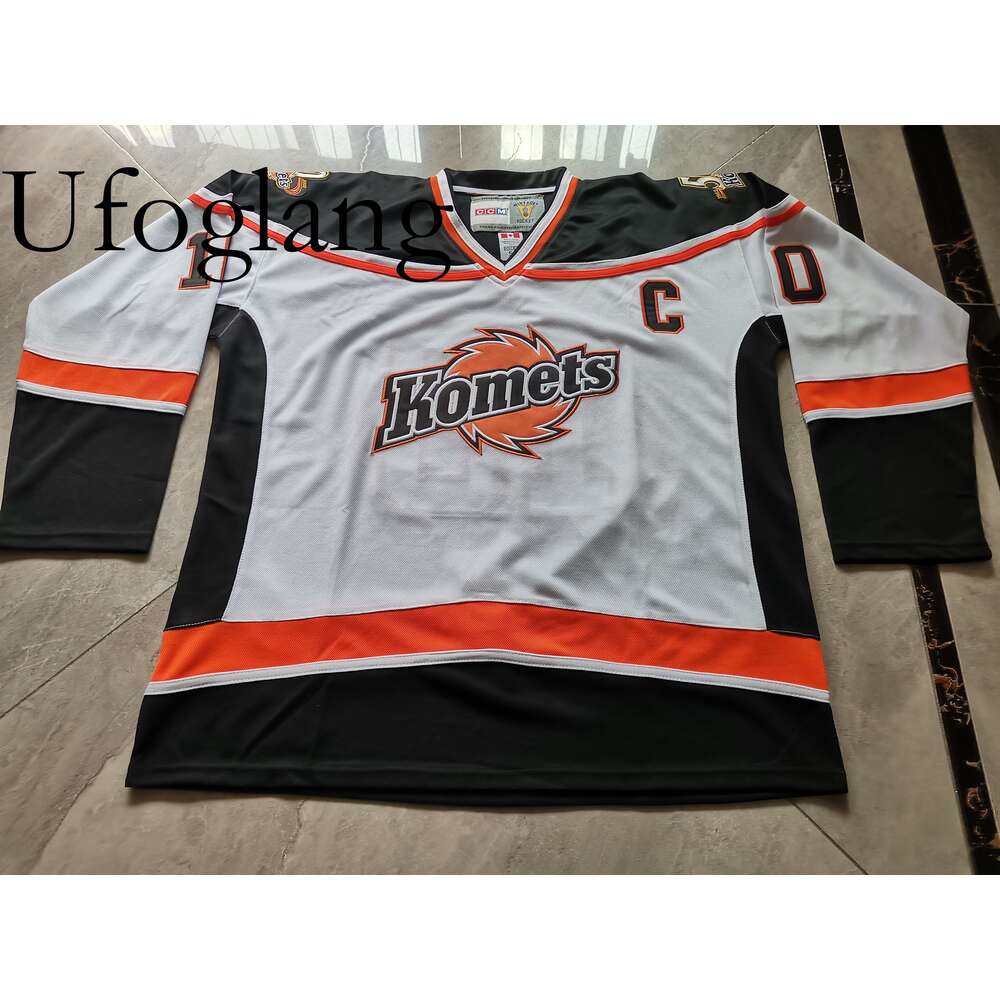 UF Hockey jerseys Physical photos Fort Wayne Komets 50TH DRYSDALE Men Youth Women High School Size S-6XL or any name and number jersey