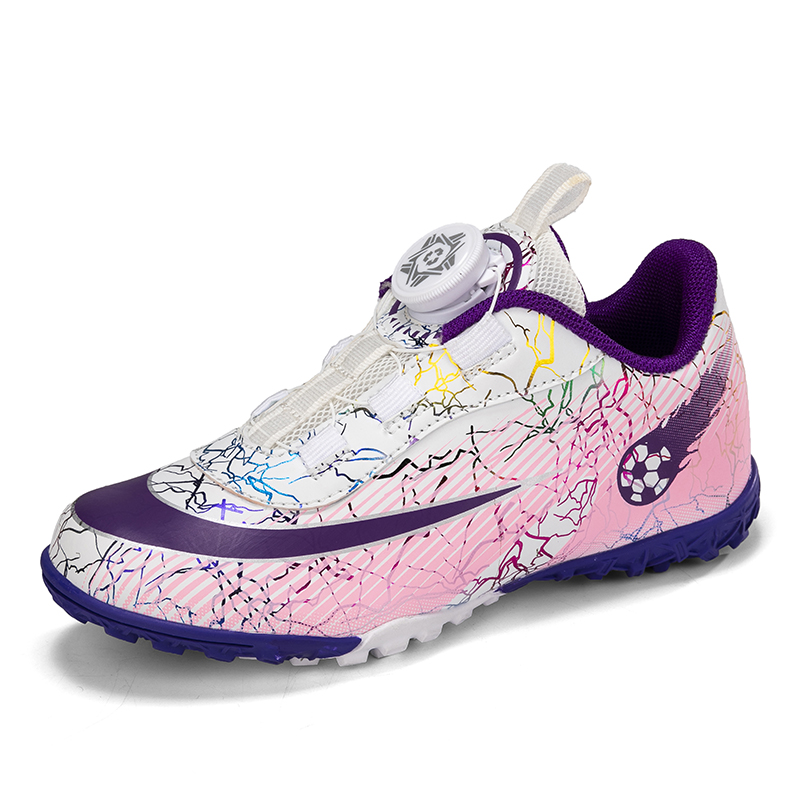 Kids Football Boots Soccer Shoes TF Grass Anti-Slip Training Cleats Football Futsal Sneaker Child's Sports Footwear SIZE 29-35
