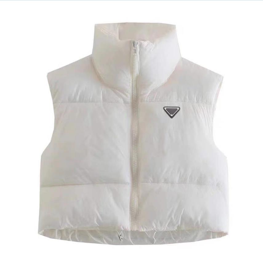 Womens Vests Puffy Jacket Sleeveless Woman Jackets Designer Coat Matte Slim Outwears Coats M-2XL