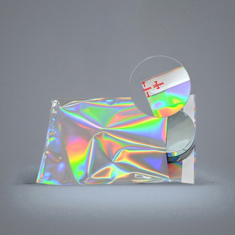 Laser Mailers Bags Rainbow Self Smell Proof Packages Envelope For Cell Phone Case Mobile Accessories Christmas Gift Express Storag