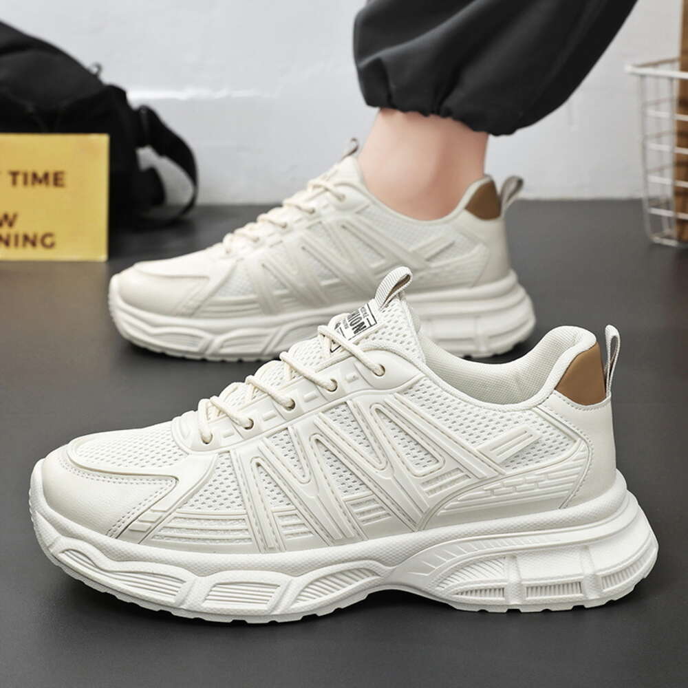 Spring net face dad low top thick sole fashion new men's casual shoes