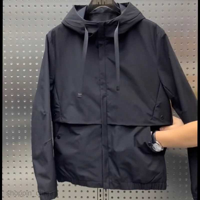 Men's Jackets Coats Spring and autumn jackets for men high-end trend casual lapel ruffled and handsome men loose patchwork pockets versatile jack
