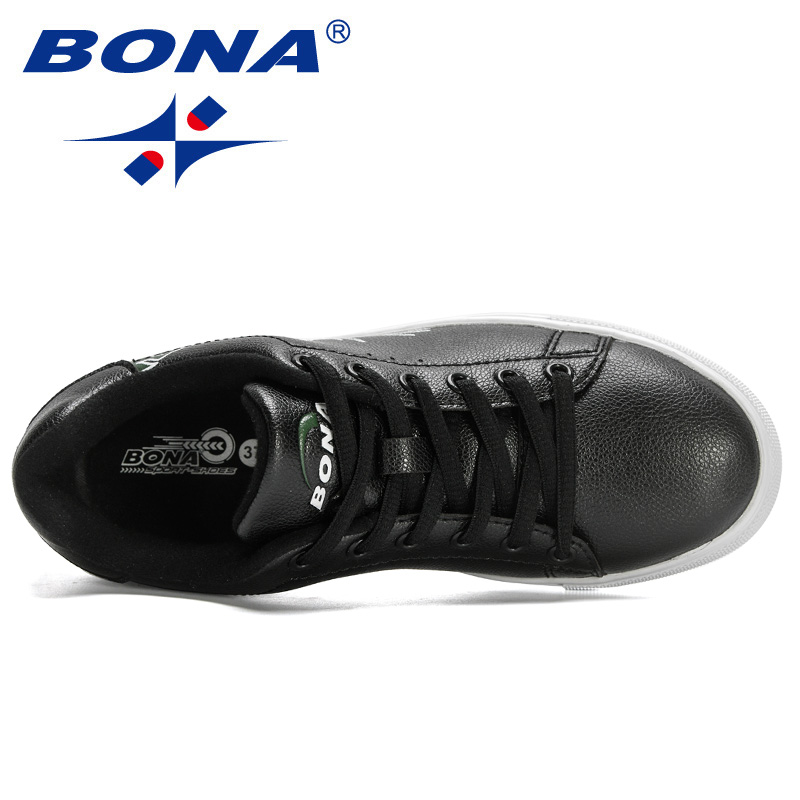 2022 BONA New Designers Classics New Skateboarding Women High Quality Antiskid Walking Sports Shoes Ladies Casual Sneakers 4317
