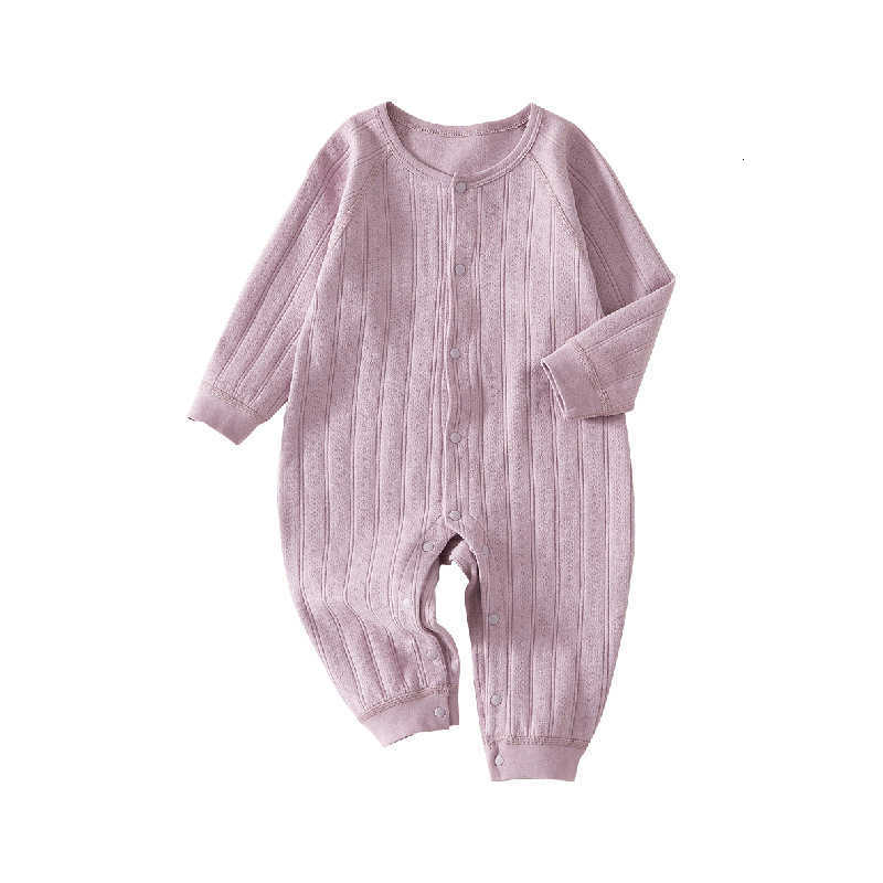 Baby Jumpsuits Rompers Baby spring and pure cotton Class A boneless long sleeved pajamas all cotton baby clothes four seasons outdoor climbing clothes