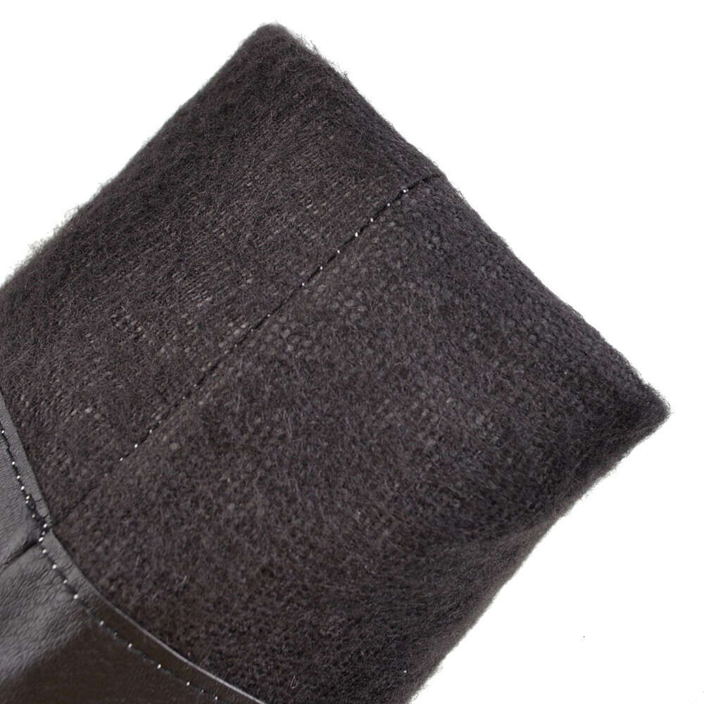 2024 Autumn Winter Knee High Boots Women Fashion Pink White Black Stiletto Heel Long Booties Ladies Chain Platform Boats Mujer