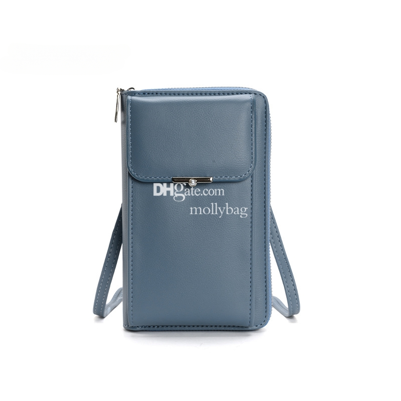 High Quality Women's Luxury Handheld Money Small Shoulder Bag Vintage Versatile Leather Zipper Mini Square Portable Designer Messenger Phone Bag
