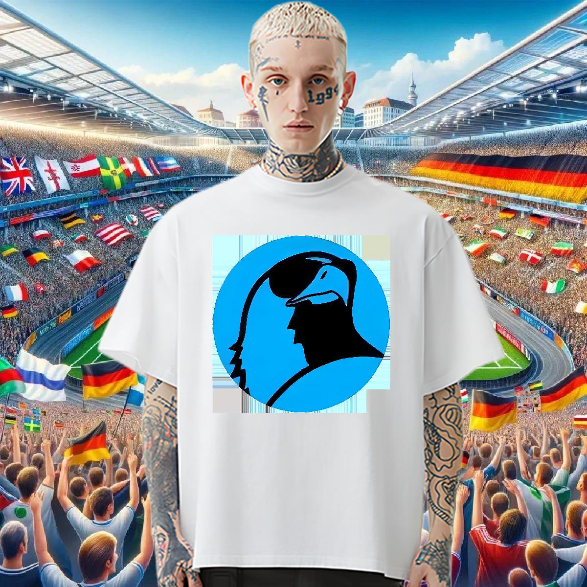 Classic Tshirt for Man Woman Round Neck Short Sleeve Daily Outfit Men T Shirts Cartoon Printing S-3XL Wholesale Tops Tees