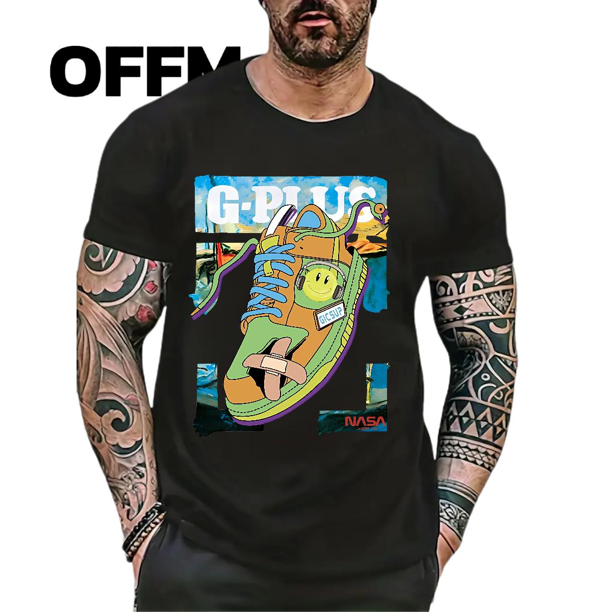 Fashion T Shirt For Man Customized Print Sport Men Tees Breathable Crew Neck Cotton Popular