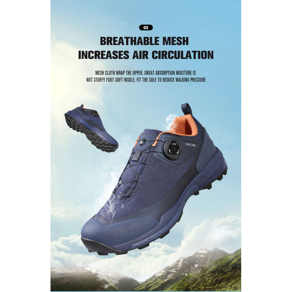 Good quality Mens Climbing Mountain Boots Outdoor Waterproof Anti-Slip Trekking Mountaineer Shoes Man Hiking Shoe