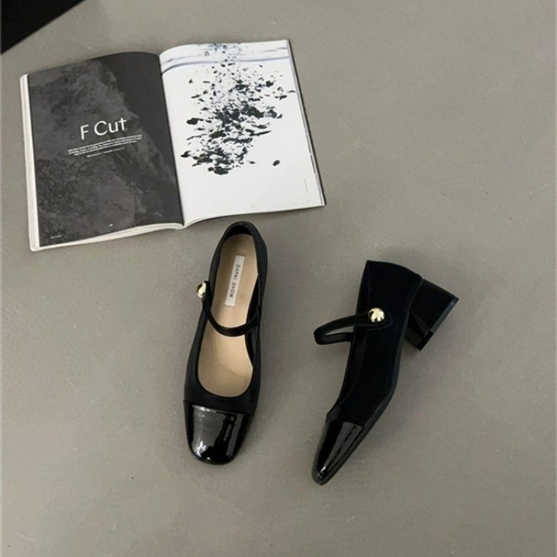 New Flats Shoes Women Spring/Autumn Low Heel Ballet Square Toe Shallow Shoe Slip On Loafer Round Toe Ballet Flat Shoes zapatos